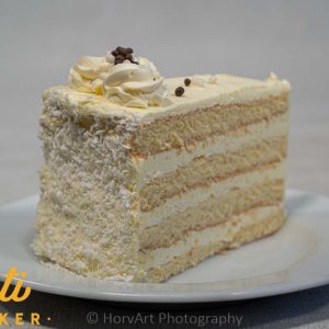Citromtorta szelet