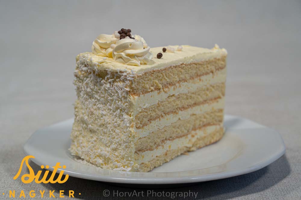 Citrom torta szelet