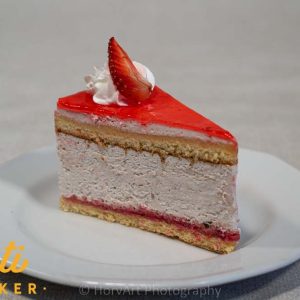 Gyümölcsös torta szelet