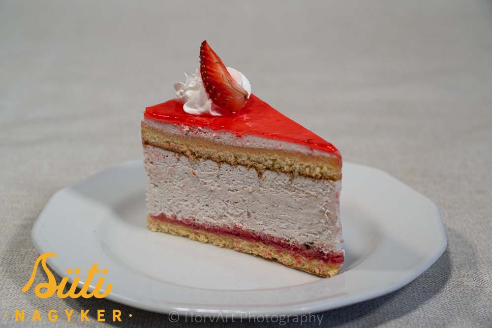 Gyümölcsös torta szelet