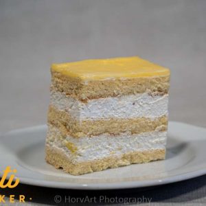 Túrós-citromos szelet